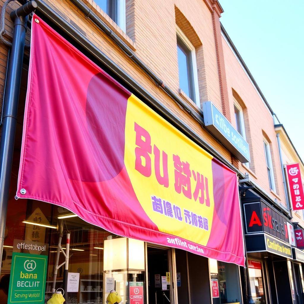 Fachada em Lona